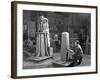 Two Stages of Moulding a Steel Casting, Rotherham, South Yorkshire, 1963-Michael Walters-Framed Photographic Print