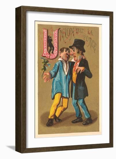 Two Staggering Drunks-null-Framed Art Print