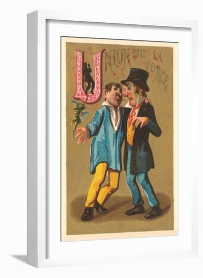 Two Staggering Drunks-null-Framed Art Print