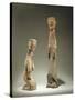 Two Statuettes, Late Zhou Dynasty-null-Stretched Canvas