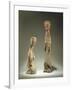 Two Statuettes, Late Zhou Dynasty-null-Framed Giclee Print