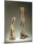Two Statuettes, Late Zhou Dynasty-null-Mounted Giclee Print