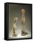 Two Statuettes, Late Zhou Dynasty-null-Framed Stretched Canvas