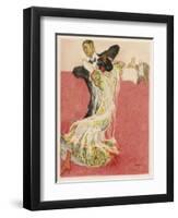 Two-Step Dance-Paul Rieth-Framed Art Print