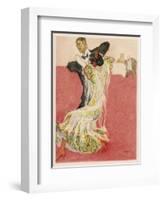 Two-Step Dance-Paul Rieth-Framed Art Print