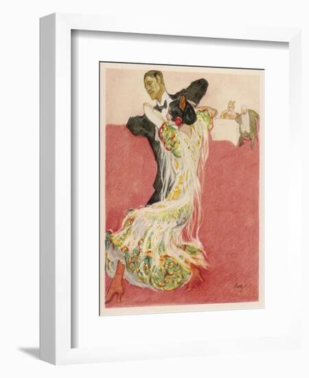 Two-Step Dance-Paul Rieth-Framed Art Print