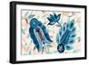 Two Step Indigo-Albena Hristova-Framed Art Print