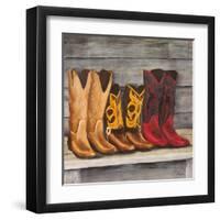 Two Step-Josefina-Framed Art Print