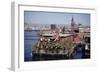 Two-Story Floating Home Covered in Hanging and Potted Plants, Sausalito, CA, 1971-Michael Rougier-Framed Photographic Print