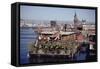 Two-Story Floating Home Covered in Hanging and Potted Plants, Sausalito, CA, 1971-Michael Rougier-Framed Stretched Canvas