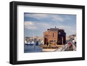 Two-Story, Wooden Floating Home, Sausalito, California, 1971-Michael Rougier-Framed Photographic Print