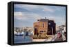 Two-Story, Wooden Floating Home, Sausalito, California, 1971-Michael Rougier-Framed Stretched Canvas