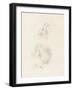 Two Studies for Arthur from Shakespeare's 'King John' (Pencil, Chalk and Stump on Paper)-George Henry Harlow-Framed Giclee Print