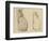 Two Studies of a Cat-Theophile Alexandre Steinlen-Framed Giclee Print