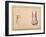 Two Studies of a Foot in Foreshortening-Agostino Carracci-Framed Giclee Print