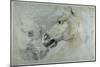 Two Studies of a Horse's Head-Jan Boeckhorst-Mounted Giclee Print
