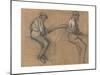 Two Studies of a Jockey, c.1884-Edgar Degas-Mounted Giclee Print