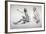 Two Studies of a Seated Male Nude, C1864-1930-Anna Lea Merritt-Framed Giclee Print