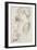 Two Studies of a Woman-Jean Antoine Watteau-Framed Premium Giclee Print