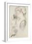 Two Studies of a Woman-Jean Antoine Watteau-Framed Premium Giclee Print