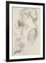 Two Studies of a Woman-Jean Antoine Watteau-Framed Giclee Print