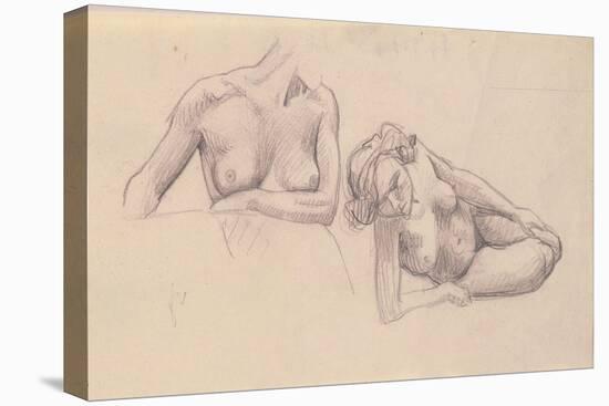 Two Studies of Female Nudes-Félix Vallotton-Stretched Canvas