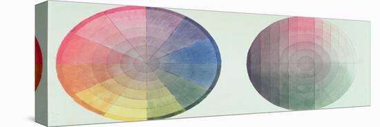 Two Studies of the Cross Section and Longitudinal Section of a Colour Globe, 1809-Philipp Otto Runge-Stretched Canvas