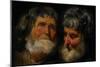 Two Studies of the Head of an Old Man, C.1630-Jacob Jordaens-Mounted Giclee Print