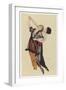 Two Stylishly Dressed Ladies Dance the Tango Stylishly Together-null-Framed Photographic Print