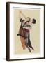 Two Stylishly Dressed Ladies Dance the Tango Stylishly Together-null-Framed Photographic Print