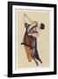 Two Stylishly Dressed Ladies Dance the Tango Stylishly Together-null-Framed Photographic Print