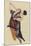 Two Stylishly Dressed Ladies Dance the Tango Stylishly Together-Ernst Ludwig Kirchner-Mounted Premium Giclee Print