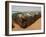 Two Sudanese Boys Stand by Makeshift Huts-null-Framed Photographic Print