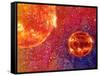 Two Suns-MusicDreamerArt-Framed Stretched Canvas