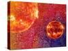 Two Suns-MusicDreamerArt-Stretched Canvas