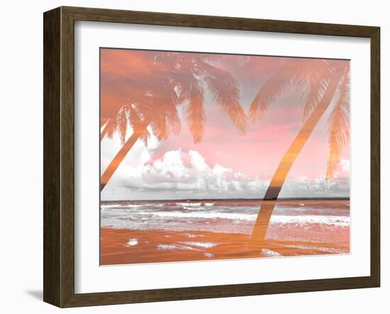 Two Superimposed Palms-Acosta-Framed Photographic Print