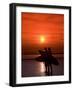 Two Surfers Calling it a Day, Kuta Beach, Bali, Indonesia, Southeast Asia, Asia-Richard Maschmeyer-Framed Photographic Print