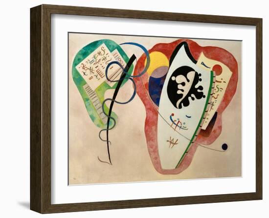 Two Surroundings, 1934-Wassily Kandinsky-Framed Giclee Print