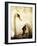 Two Swans Swimming on Lake-Clive Nolan-Framed Photographic Print