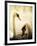 Two Swans Swimming on Lake-Clive Nolan-Framed Photographic Print