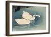 Two Swimming Geese-Koson Ohara-Framed Giclee Print