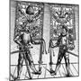 Two Swiss Officers Presenting Gifts to Pope Julius II-null-Mounted Giclee Print