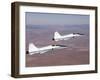 Two T-38A Mission Support Aircraft Fly in Tight Formation-Stocktrek Images-Framed Photographic Print