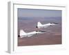 Two T-38A Mission Support Aircraft Fly in Tight Formation-Stocktrek Images-Framed Photographic Print