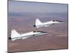 Two T-38A Mission Support Aircraft Fly in Tight Formation-Stocktrek Images-Mounted Photographic Print