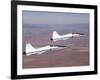 Two T-38A Mission Support Aircraft Fly in Tight Formation-Stocktrek Images-Framed Photographic Print