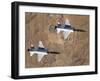 Two T-38A Mission Support Aircraft Fly in Tight Formation-Stocktrek Images-Framed Photographic Print