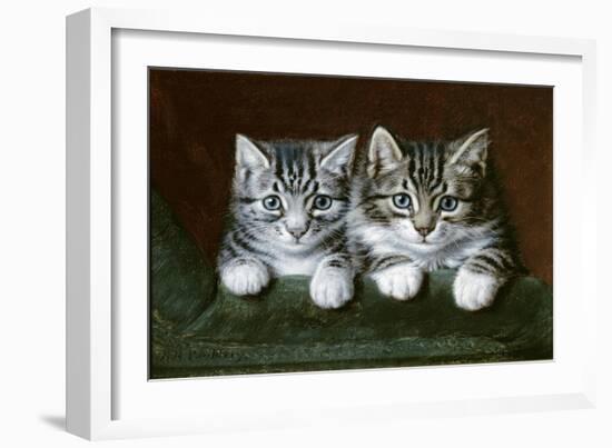 Two Tabby Kittens-Horatio Henry Couldery-Framed Giclee Print