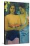 Two Tahitian Women-Paul Gauguin-Stretched Canvas