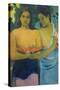 Two Tahitian Women-Paul Gauguin-Stretched Canvas